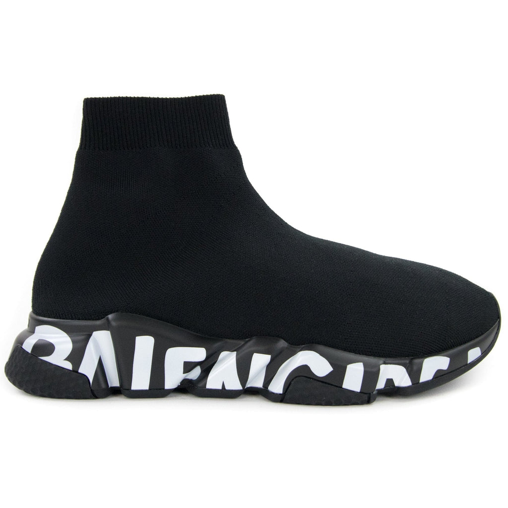 Balenciaga Speed Graffiti Trainers Black