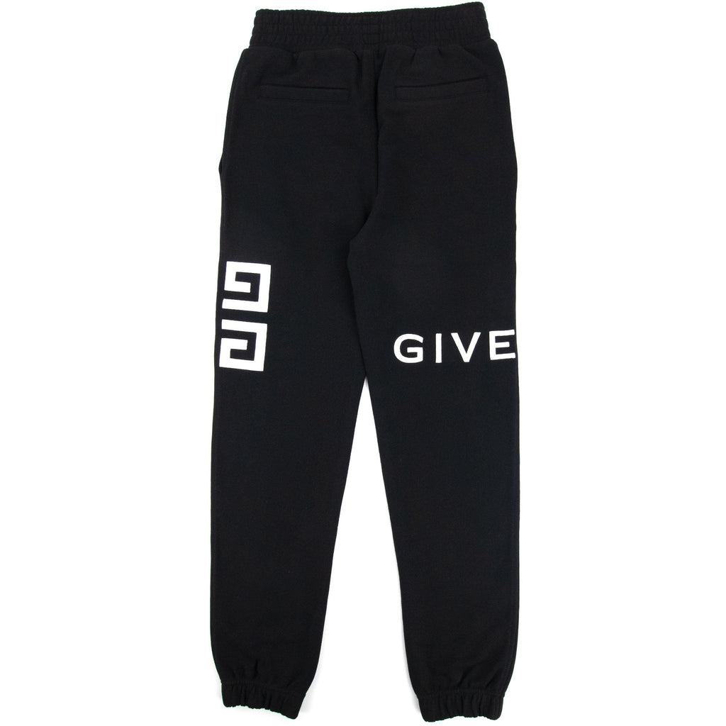 Givenchy 4G Embroidered Slim Joggers Black