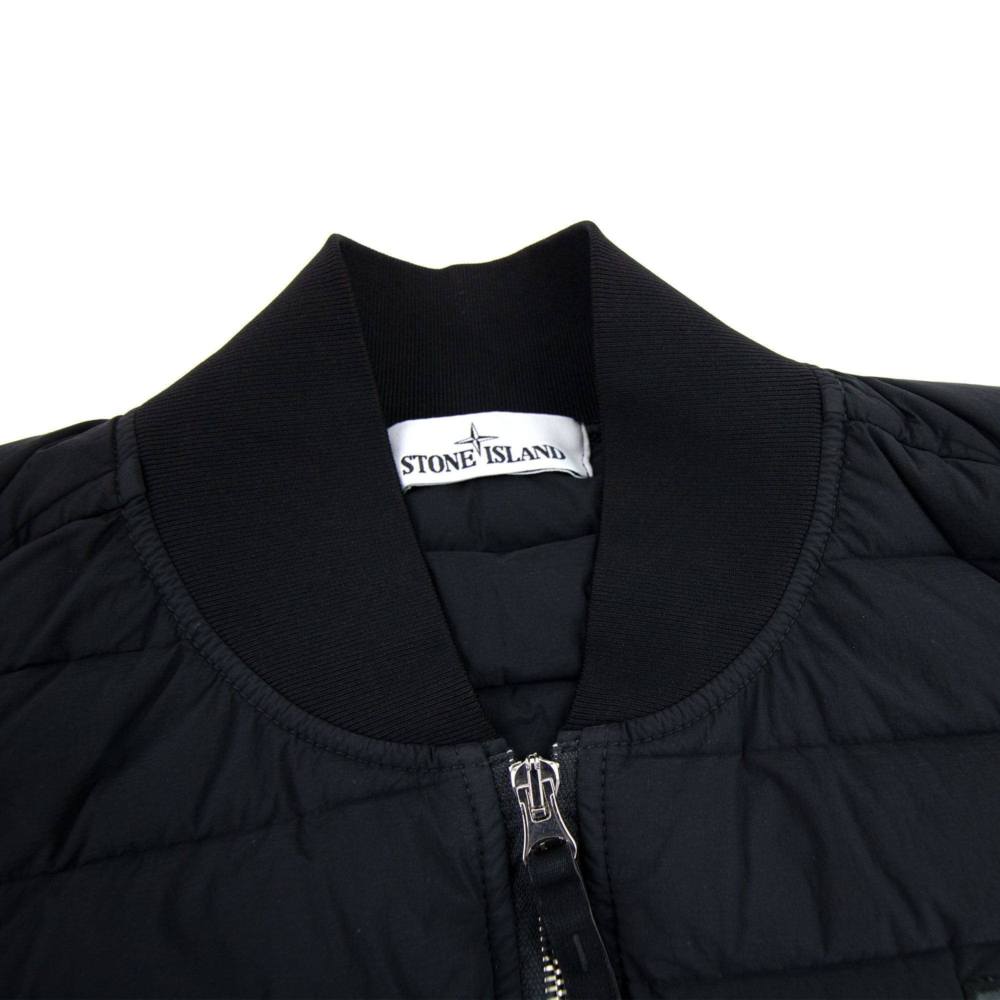 Stone Island G0225 Loom Woven Down Gilet Charcoal V0065