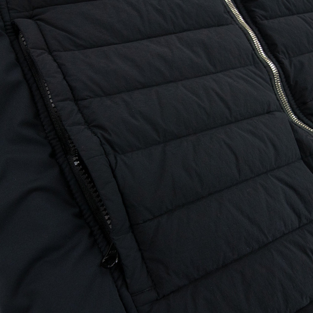 Stone Island G0225 Loom Woven Down Gilet Charcoal V0065