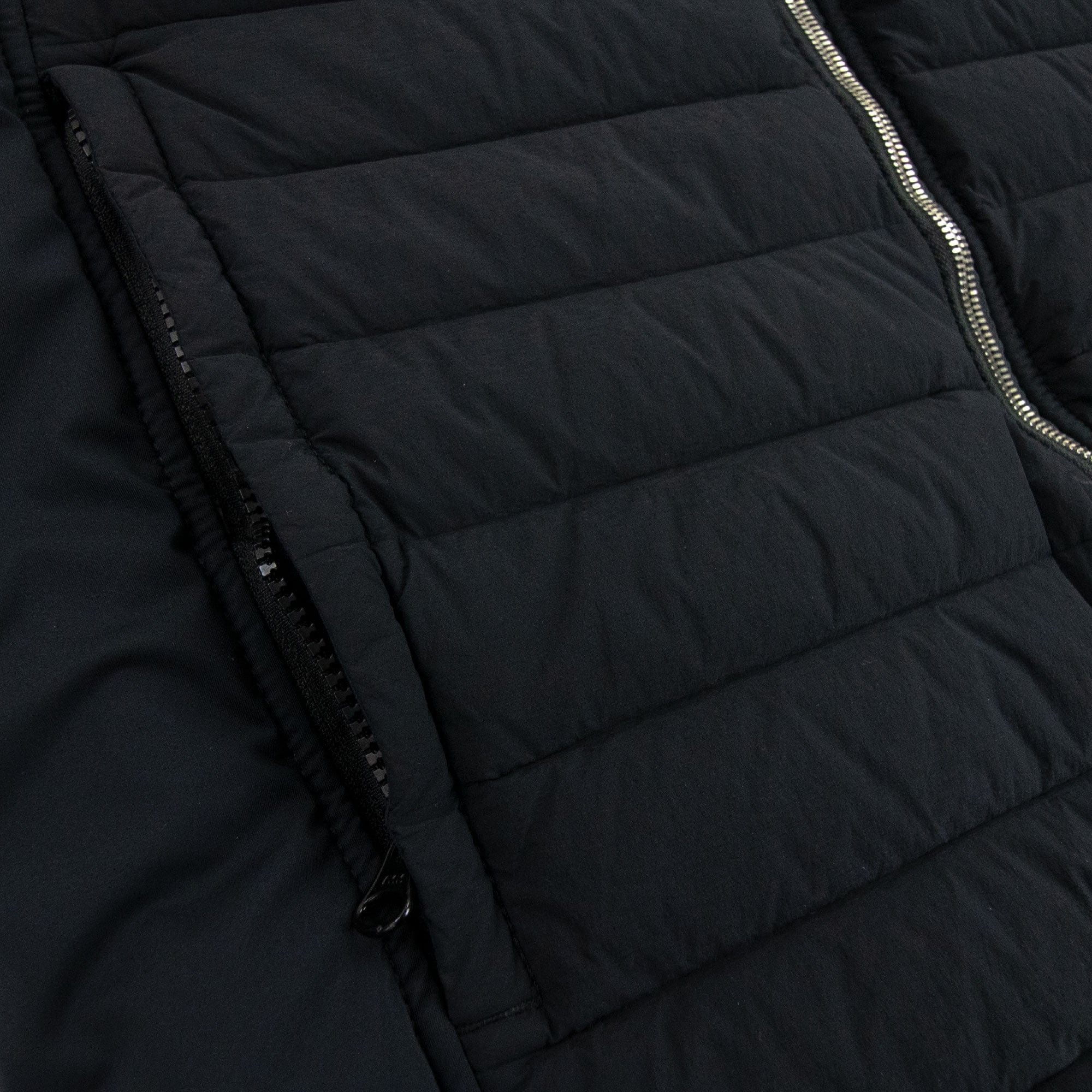 Stone Island G0225 Loom Woven Down Gilet Charcoal V0065