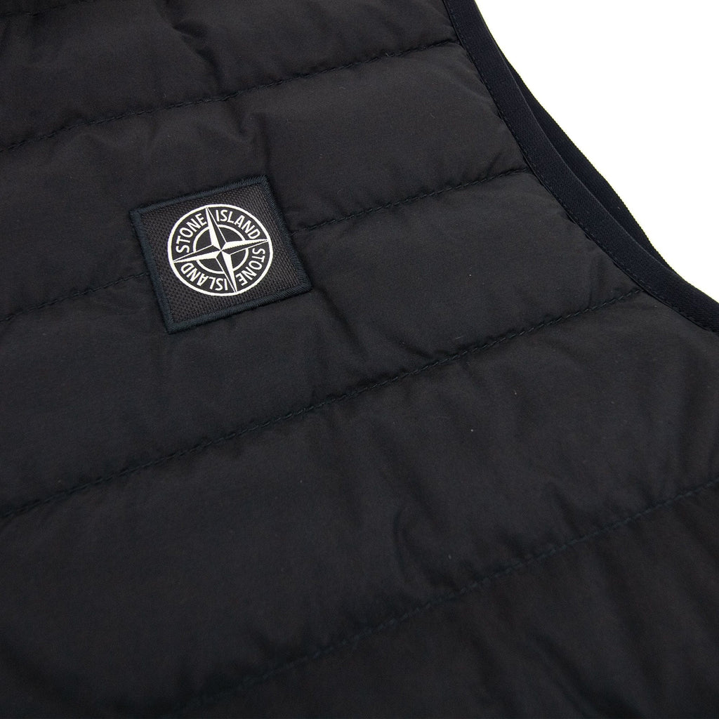Stone Island G0725 O Cotton R Nylon Tela Gilet Black V0029