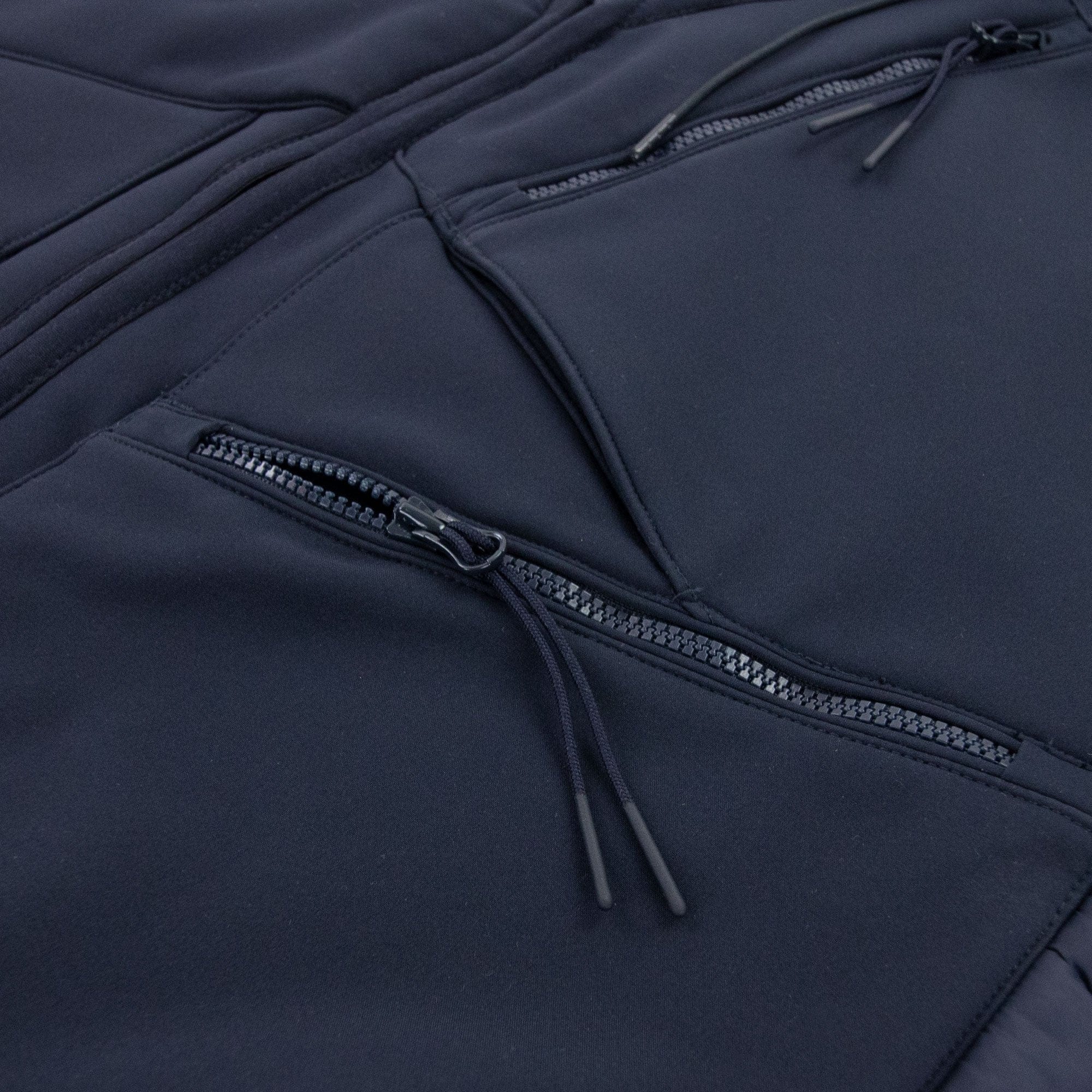 CP Company Shell Mixed Goggle Gilet Navy 888