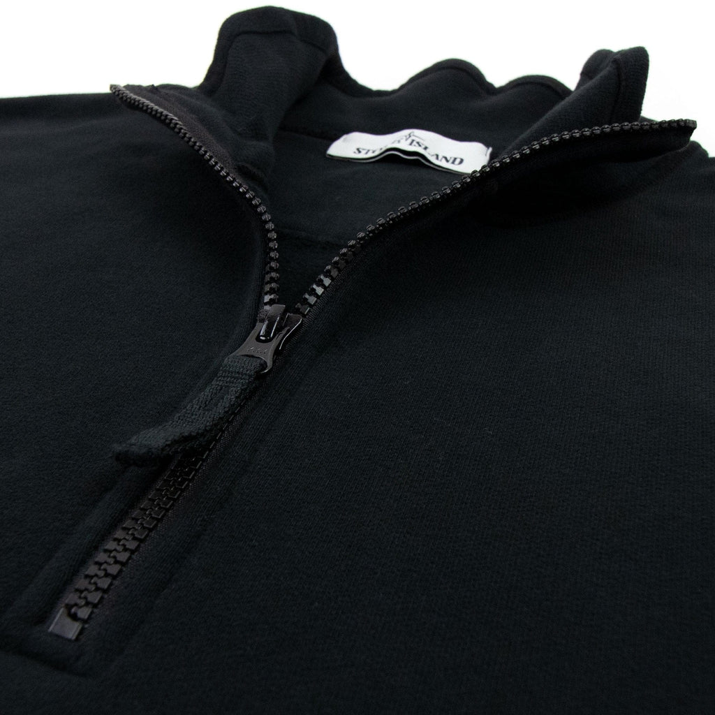Stone Island 61920 Half Zip Sweatshirt Black V0029