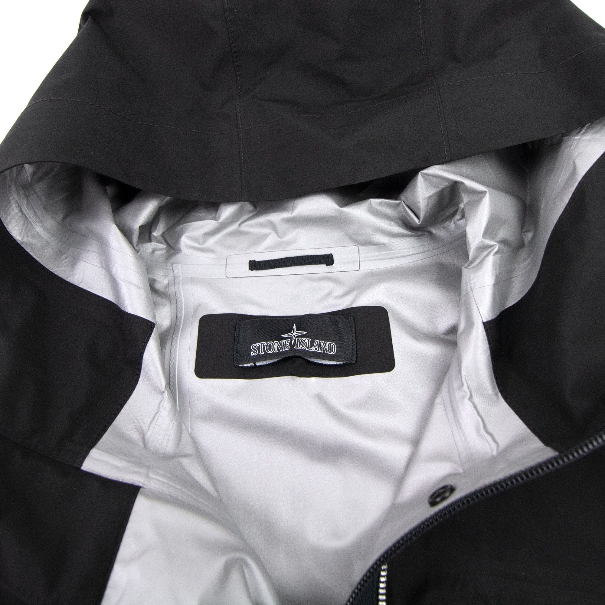 Stone Island 40501 Twin Zip Shell Jacket Black V0029