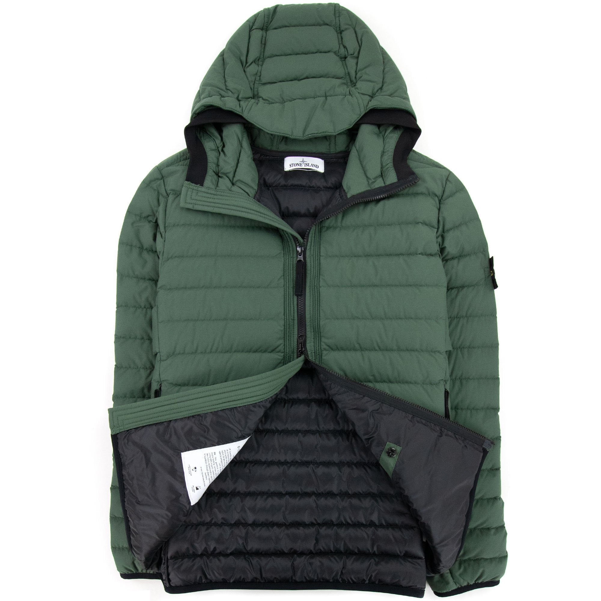 Stone Island 42725 O-cottonr Nylon Tela Jacket Sage V0055