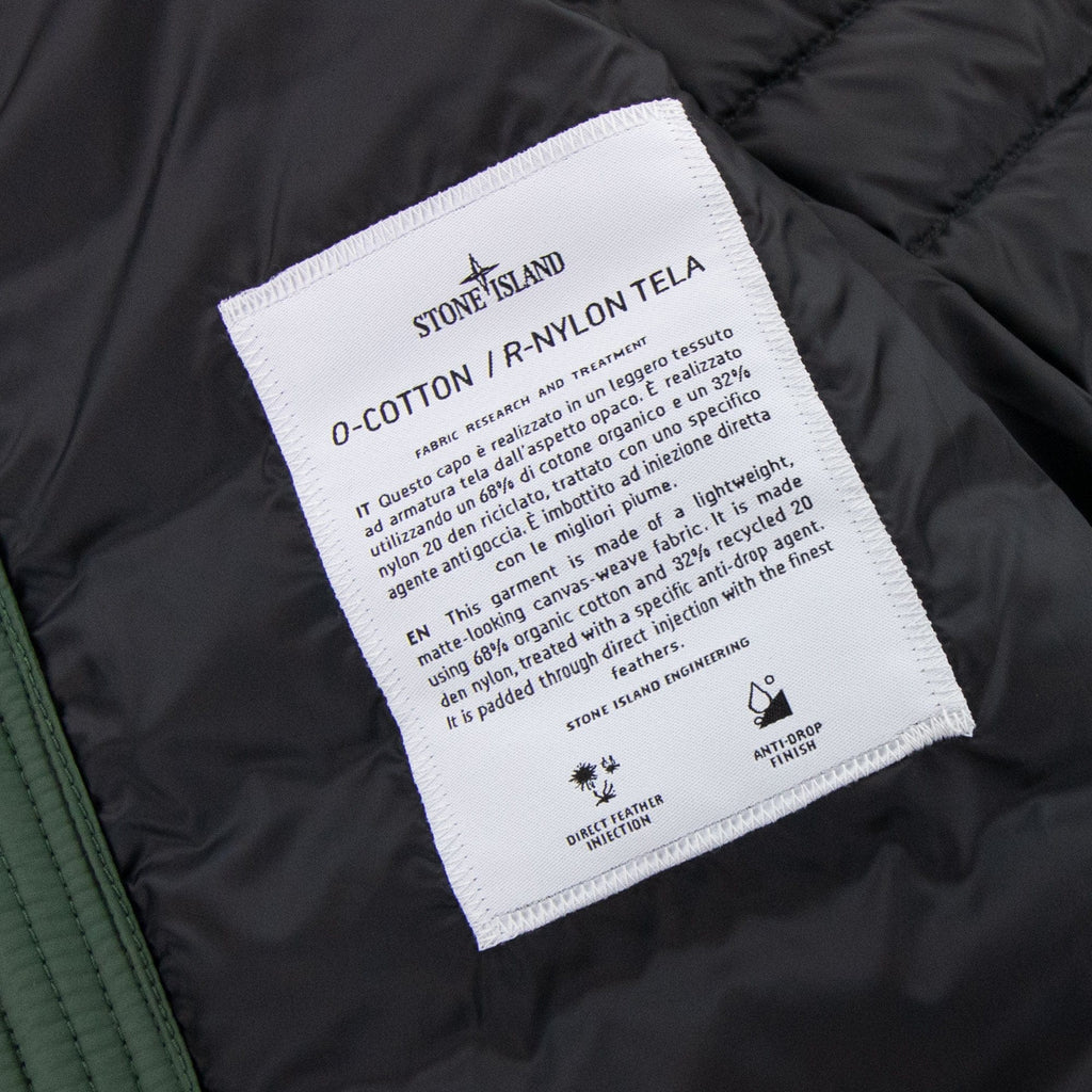 Stone Island 42725 O-cottonr Nylon Tela Jacket Sage V0055
