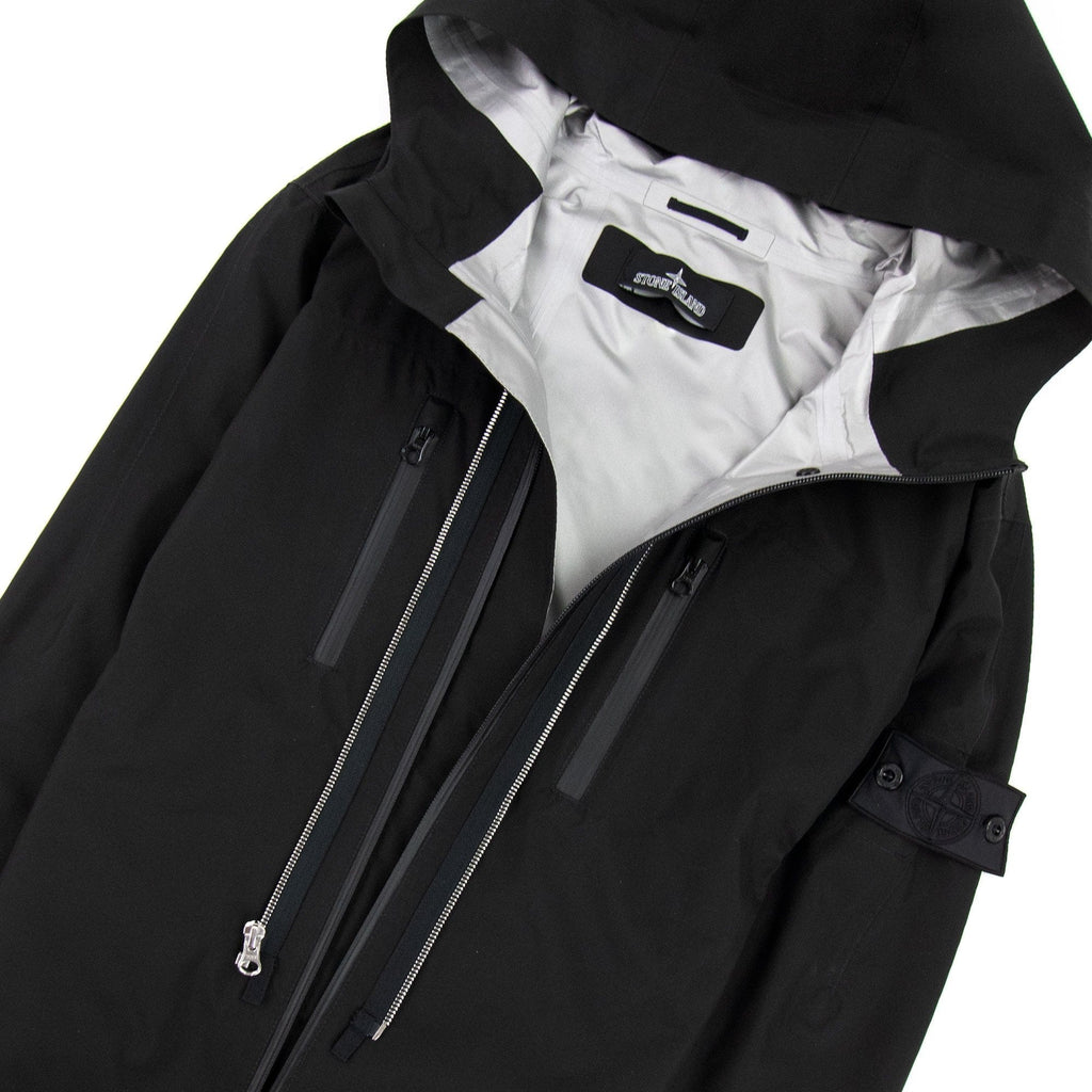 Stone Island 40501 Twin Zip Shell Jacket Black V0029