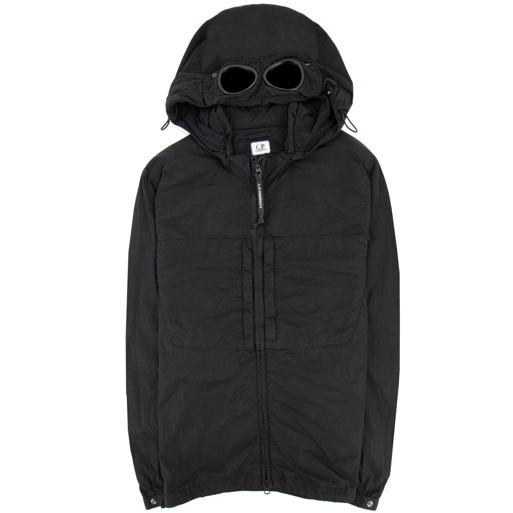 CP Company Chrome-r Detachable Goggle Overshirt Black 999