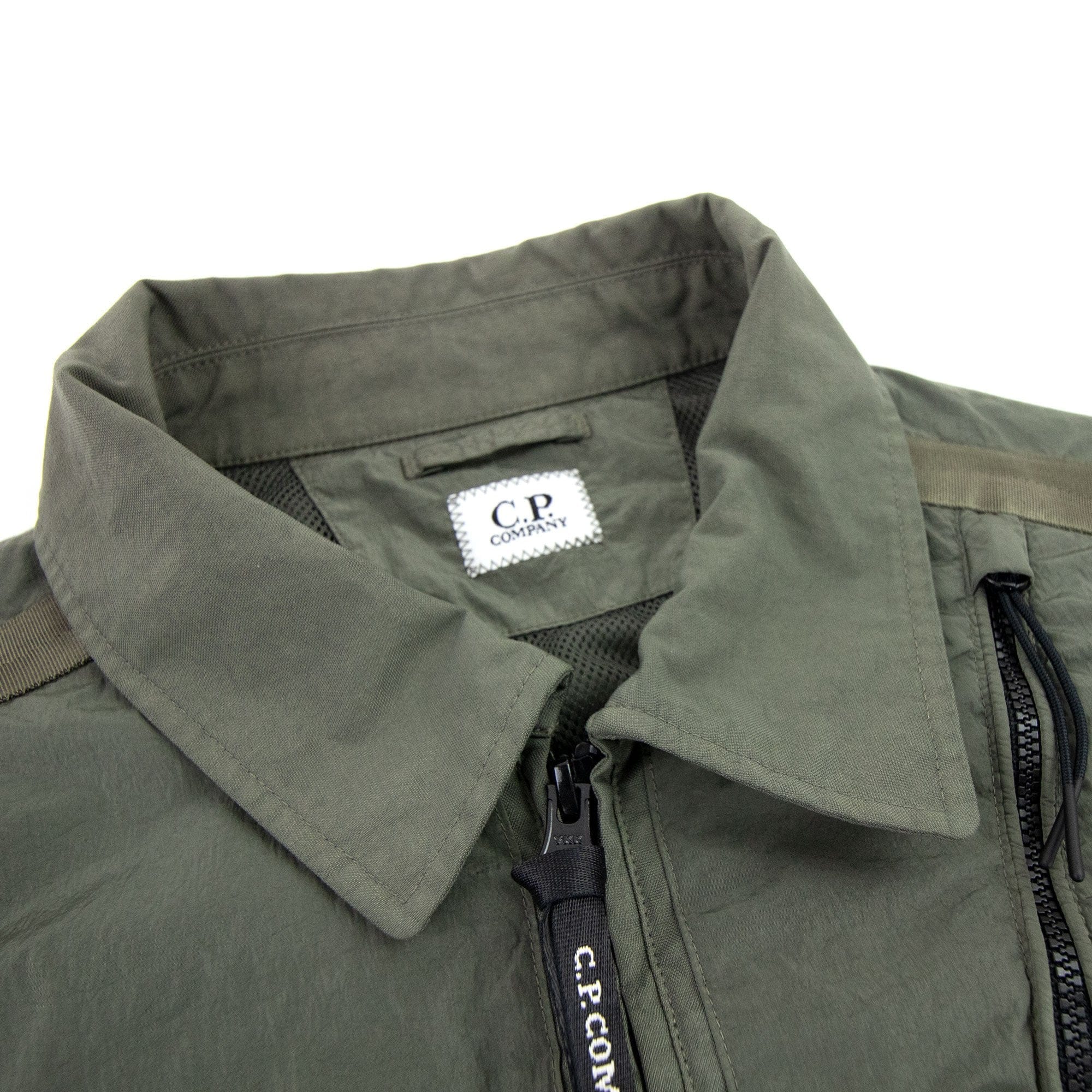 CP Company Taylon P Mixed Overshirt Stone Gray 665