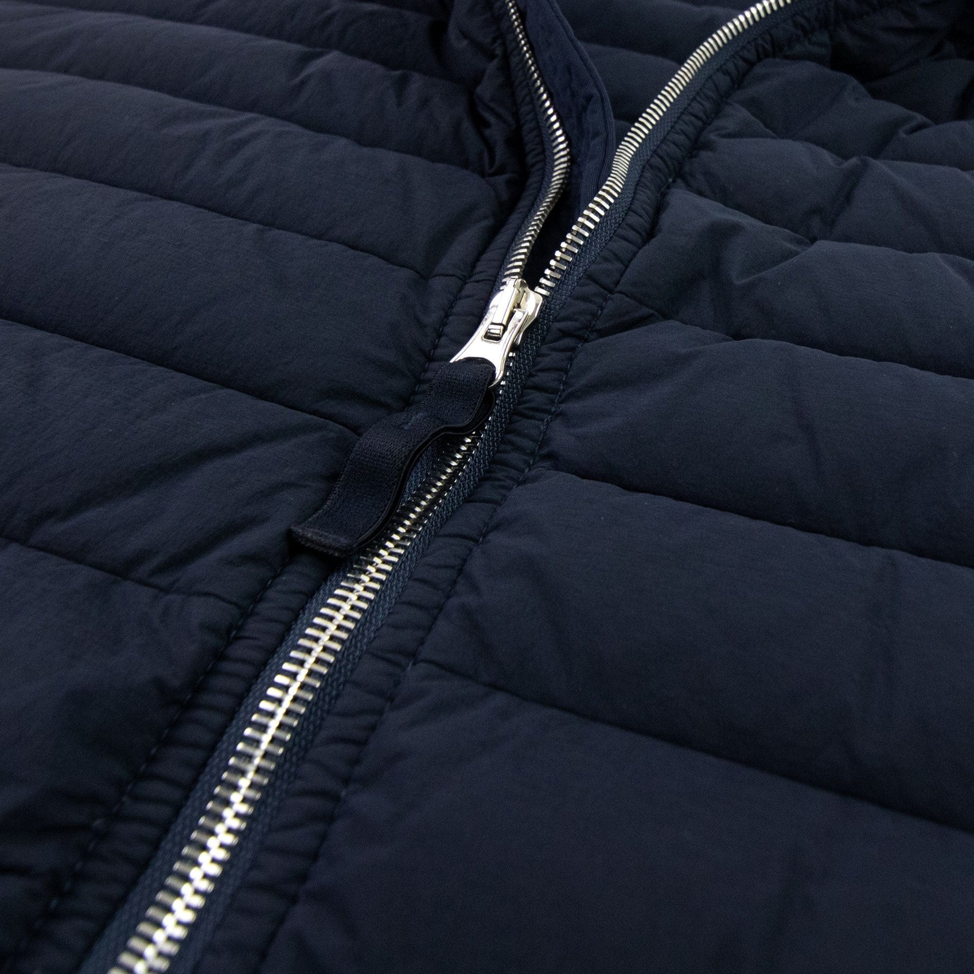 Stone Island Loom Woven Down Chambers Jacket Navy V0020