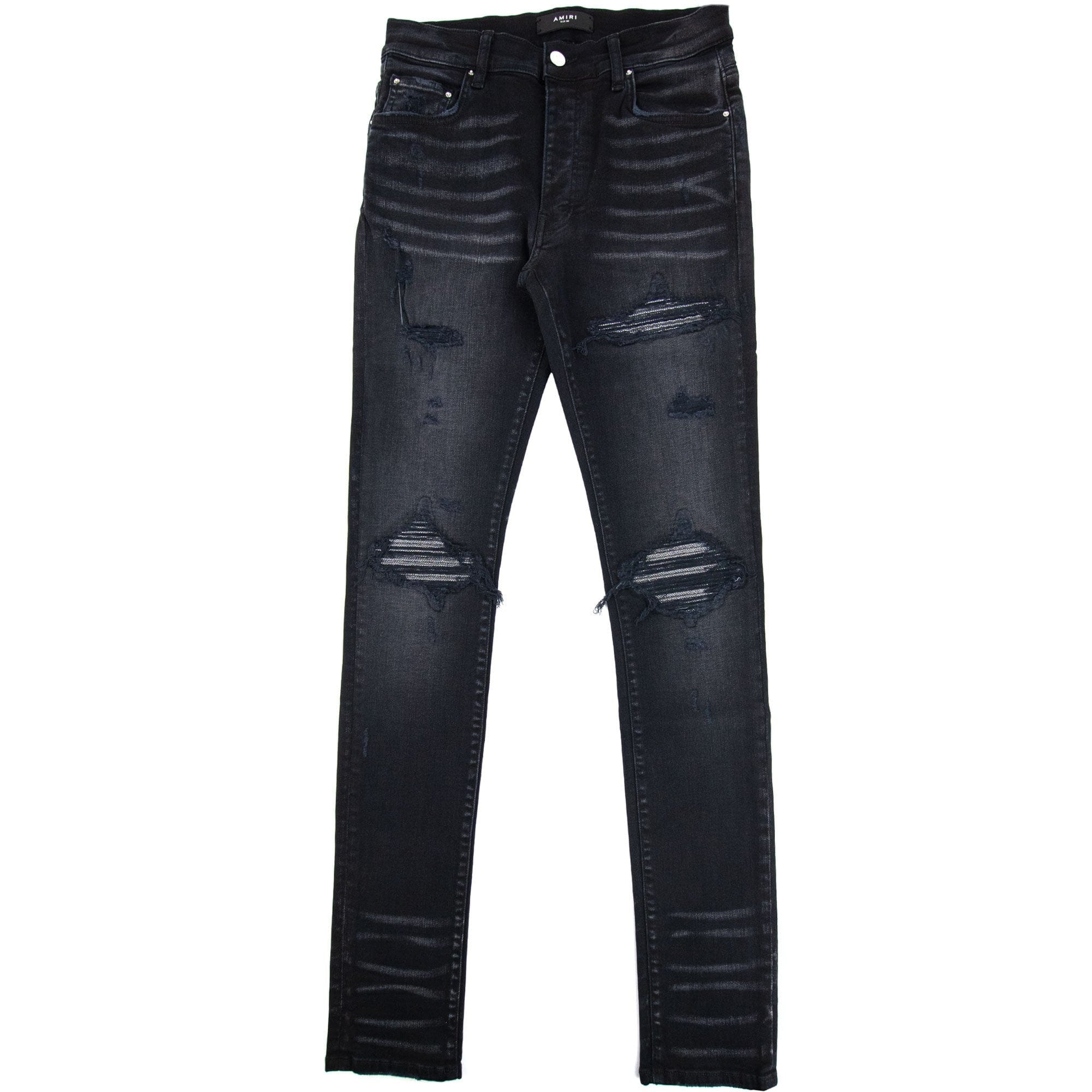 Amiri Mx1 Iridescent Jean Black