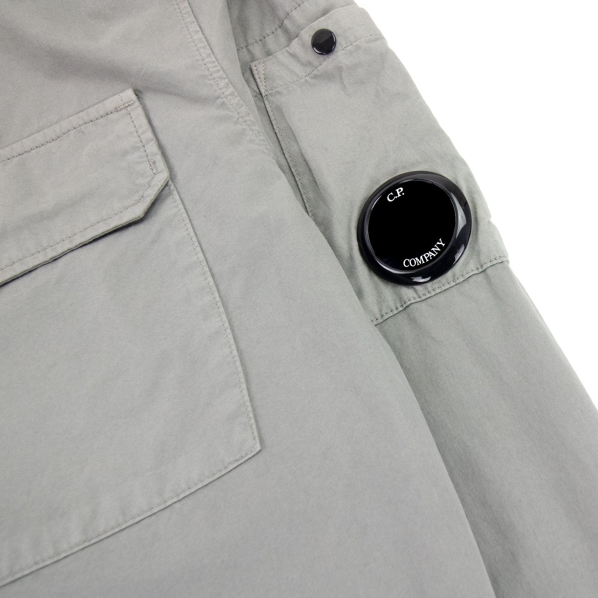 Cp Company Gabardine Zipped Shirt Green 917