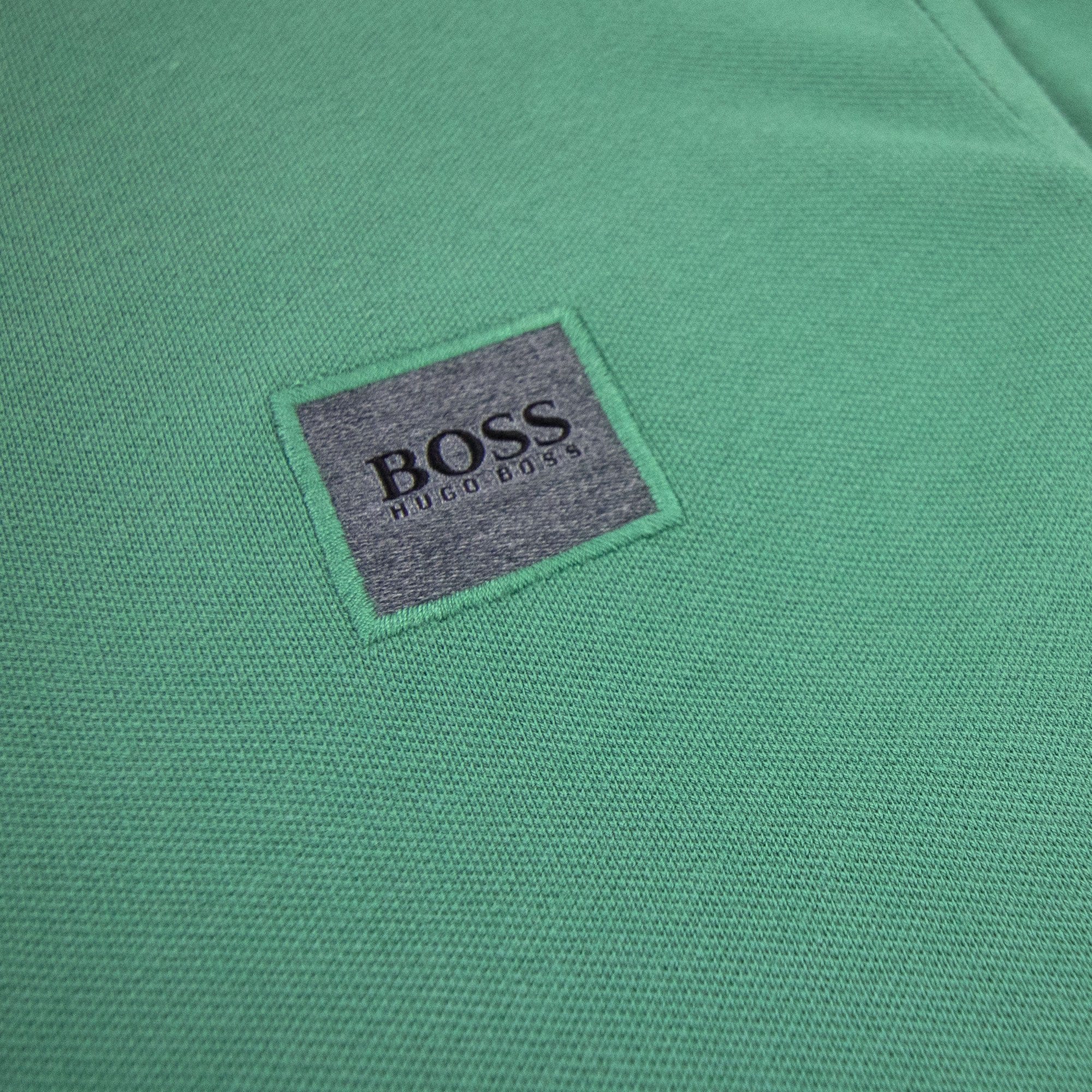 Hugo Boss Passerby L/s Patch Logo Polo Green