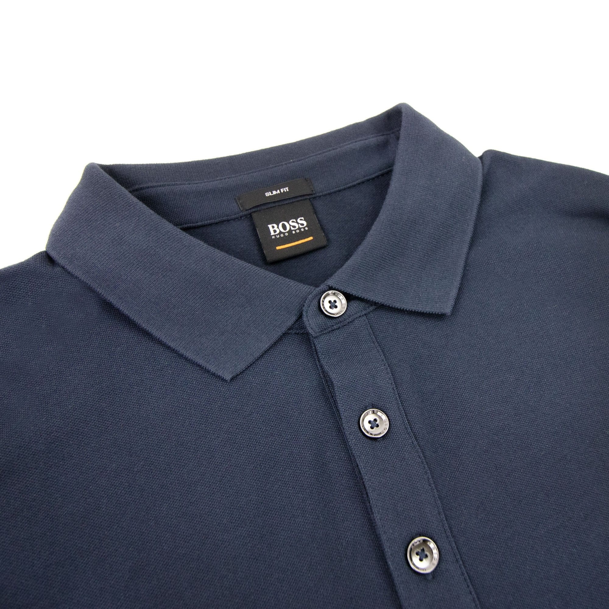 Hugo Boss Passerby L/s Patch Logo Polo Navy 404