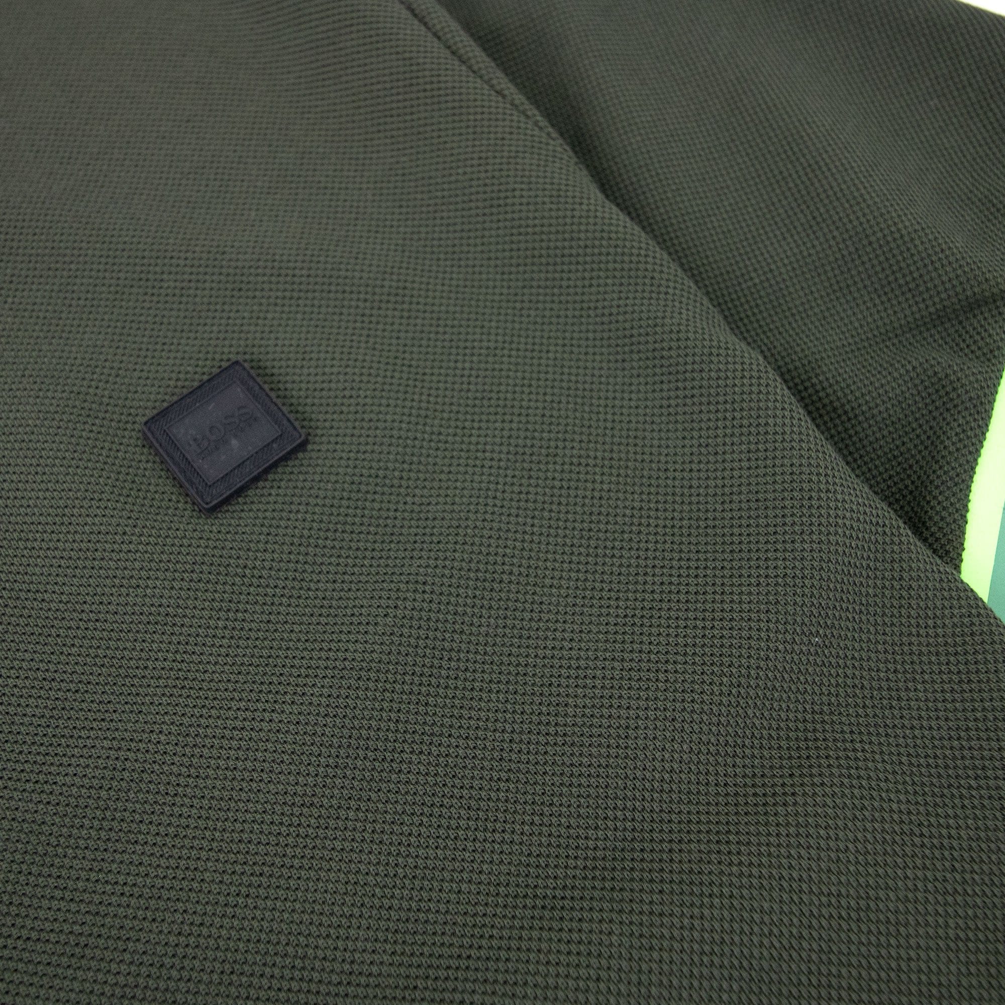 Hugo Boss Printcat Rubber Logo S/s Polo Khaki