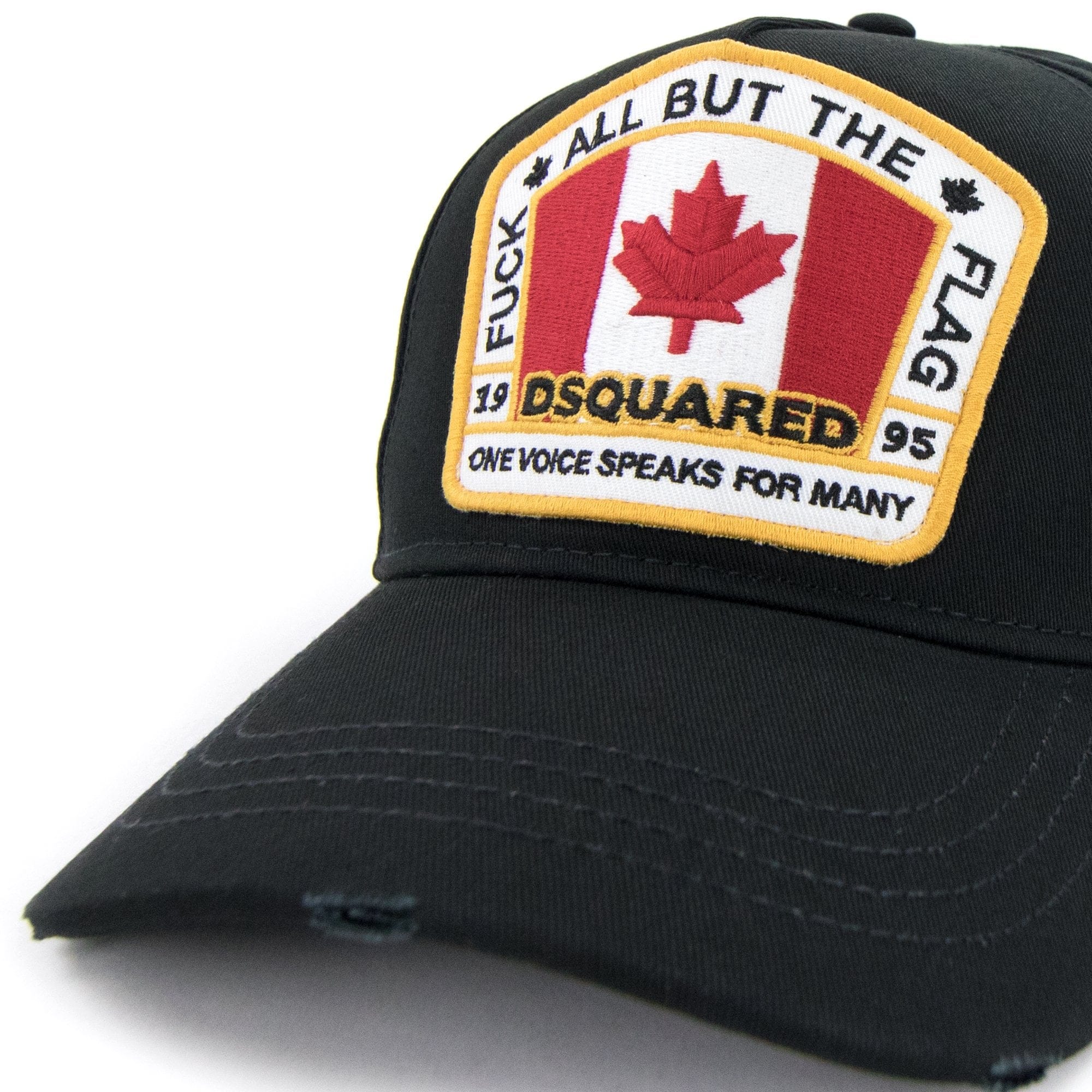 Dsquared2 Canadian Flag Baseball Cap Black 2124