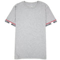 Moschino Underwear Tape Cuff Sleeve T Shirt Grey 0489