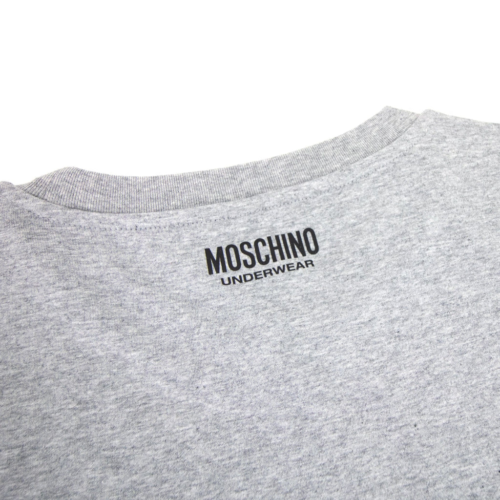 Moschino Underwear Tape Cuff Sleeve T Shirt Grey 0489