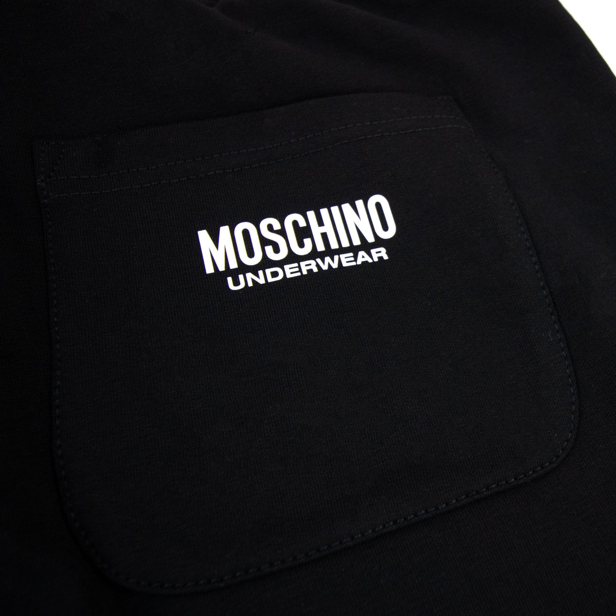 Moschino Underwear Full Tape Track Pants Black 0555