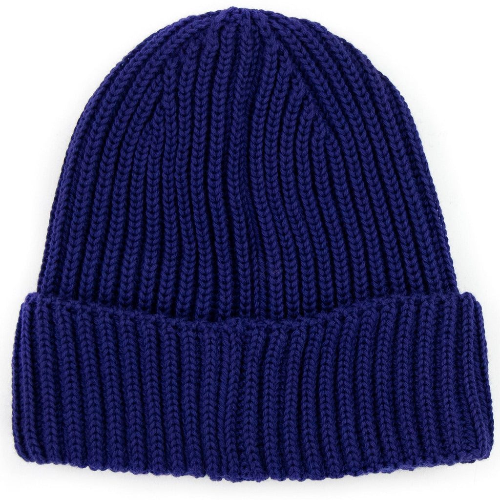 Cp Company Undersixteen Extra Fine Merino Wool Goggle Beanie Blue 878