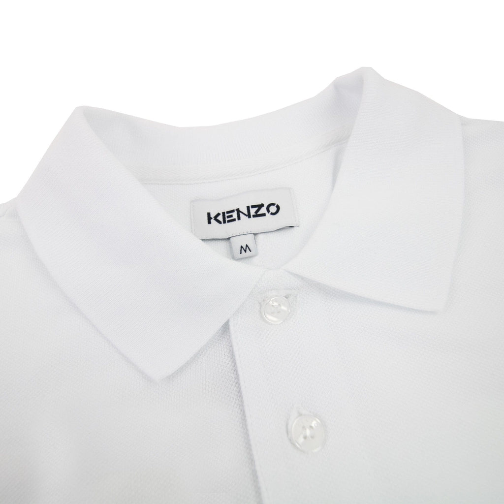 Kenzo Tiger Crest Polo White