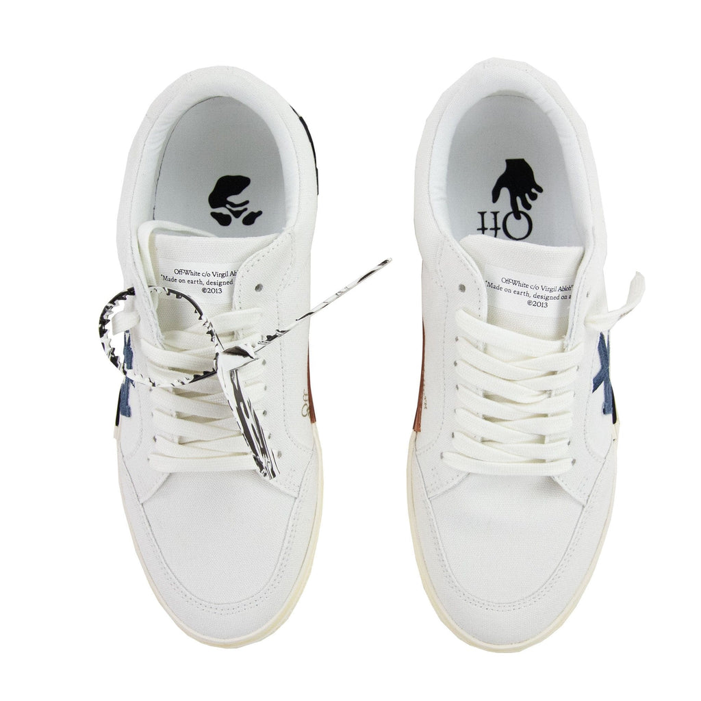 Off White Low Vulcanized Sneakers White/navy