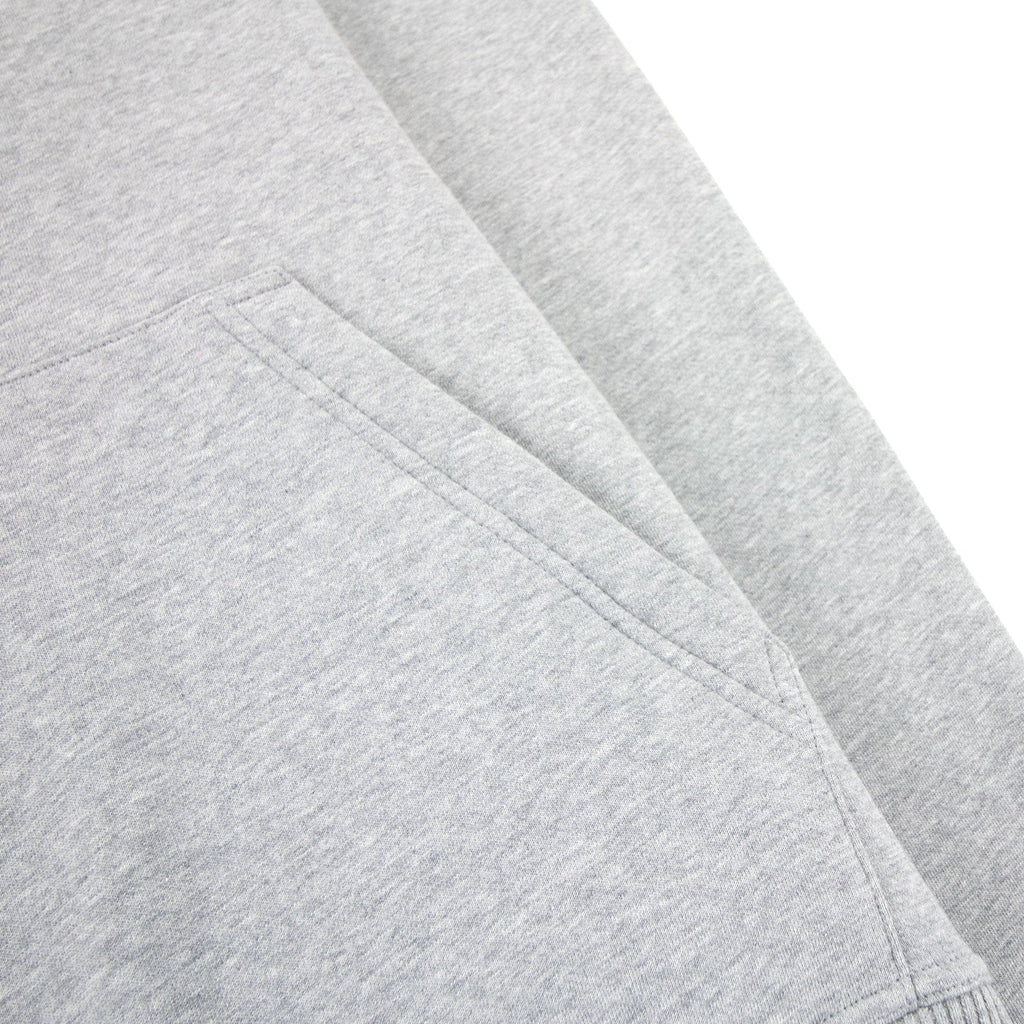 Burberry Check Hood Cotton Blend Hoodie Grey