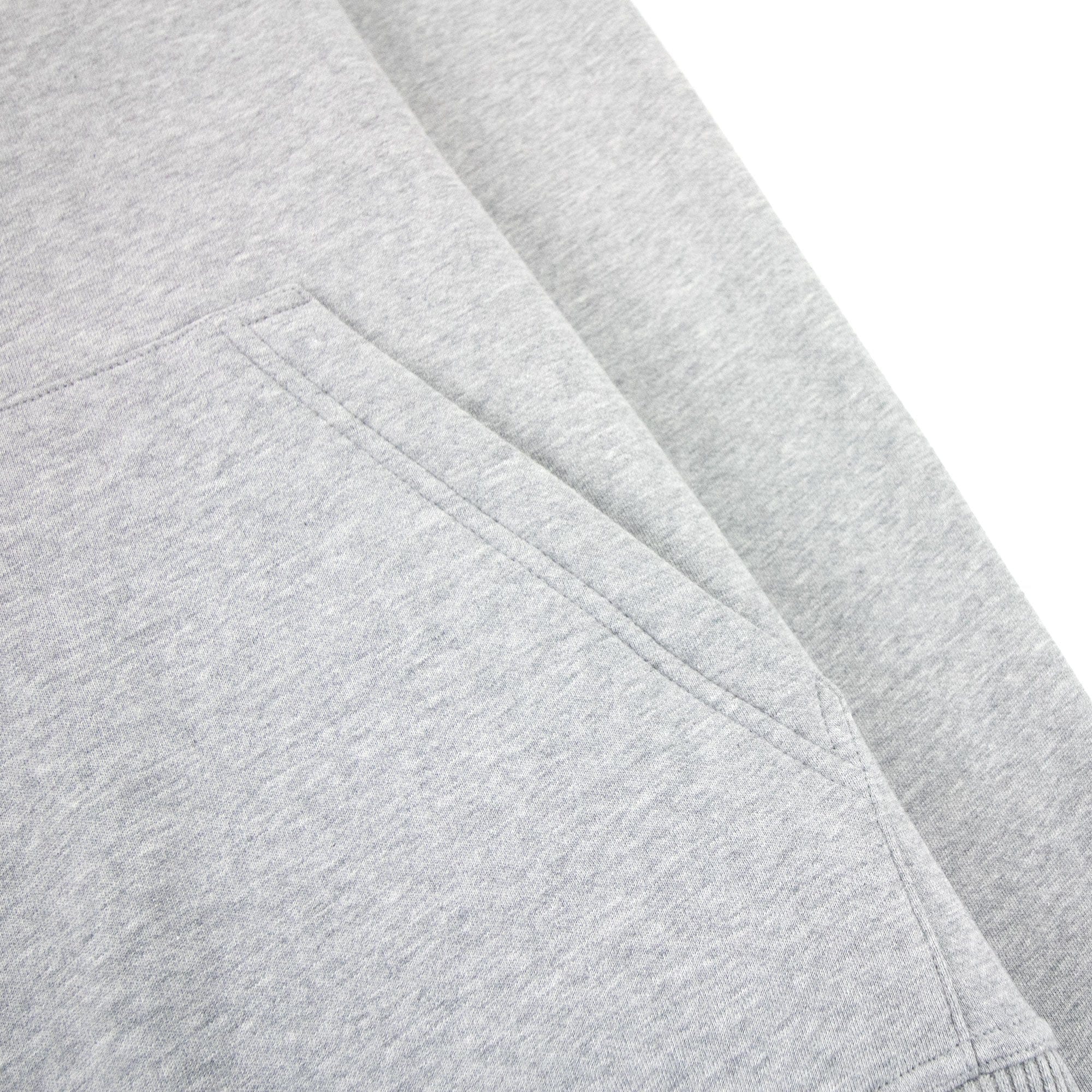 Burberry Check Hood Cotton Blend Hoodie Grey