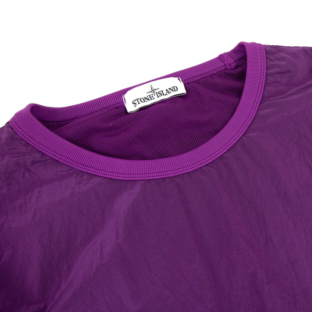 Stone Island Nylon Metal Crewneck Sweatshirt Purple V0045