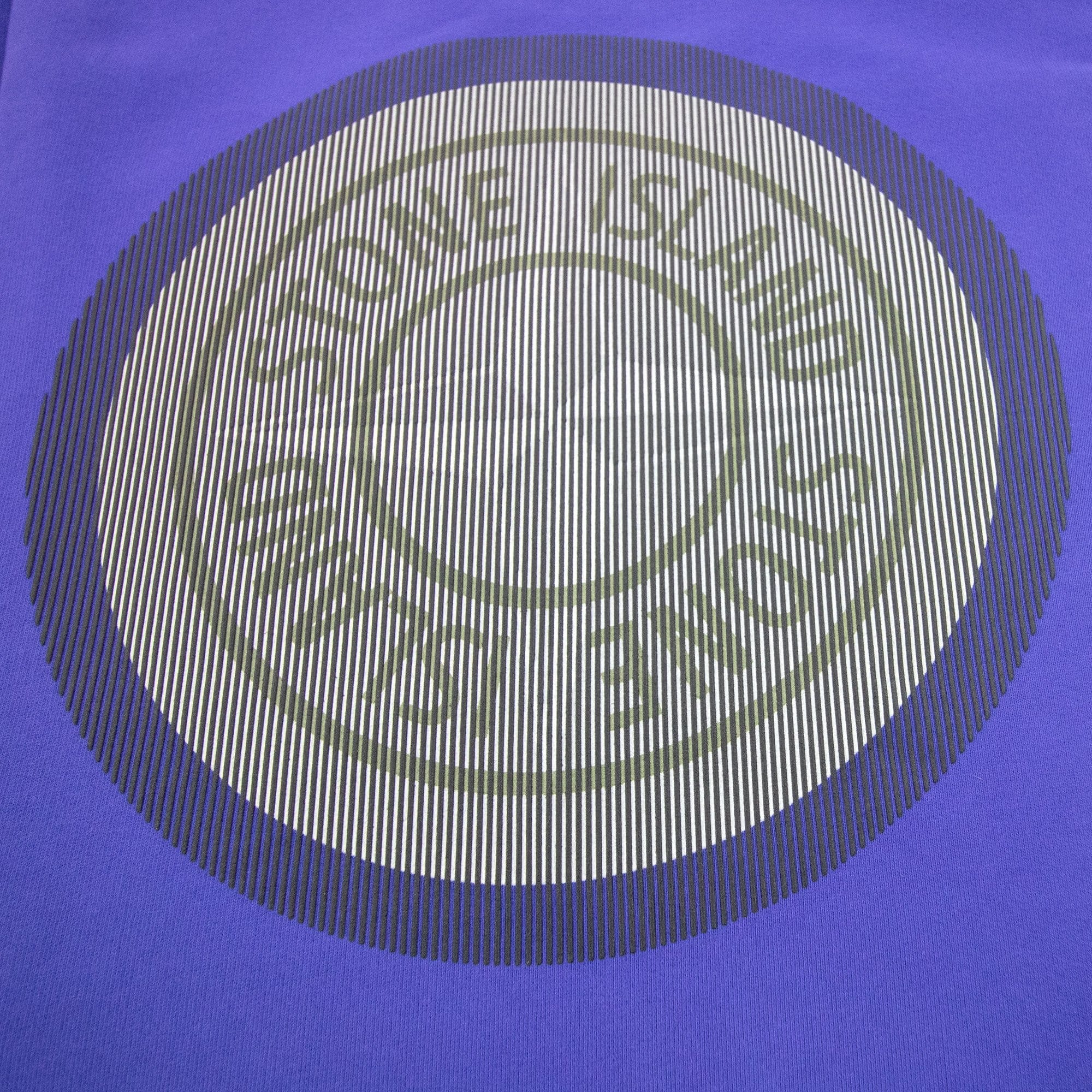 Stone Island 63086 Brushed Cotton Fleecelenticular One Print Purple V0043