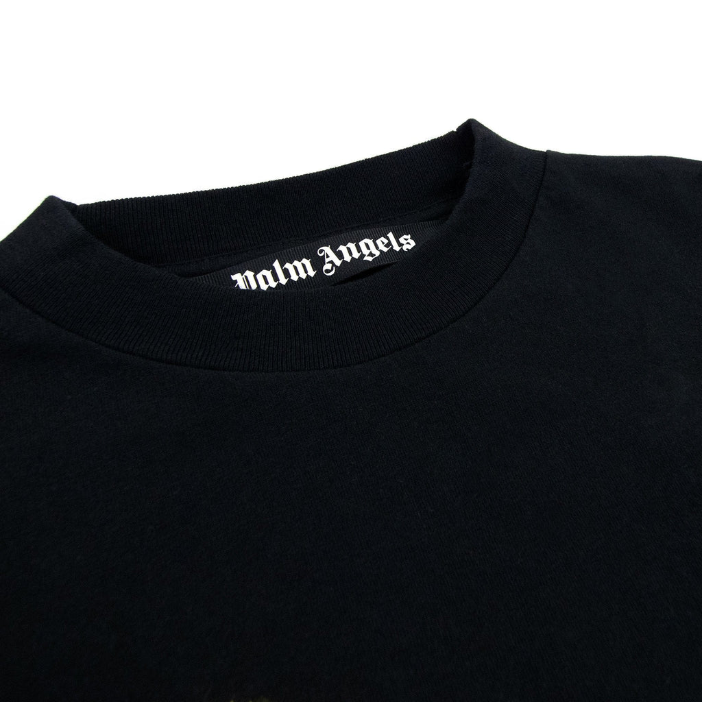 Palm Angels Dubai Heart Sprayed T Shirt Black/yellow