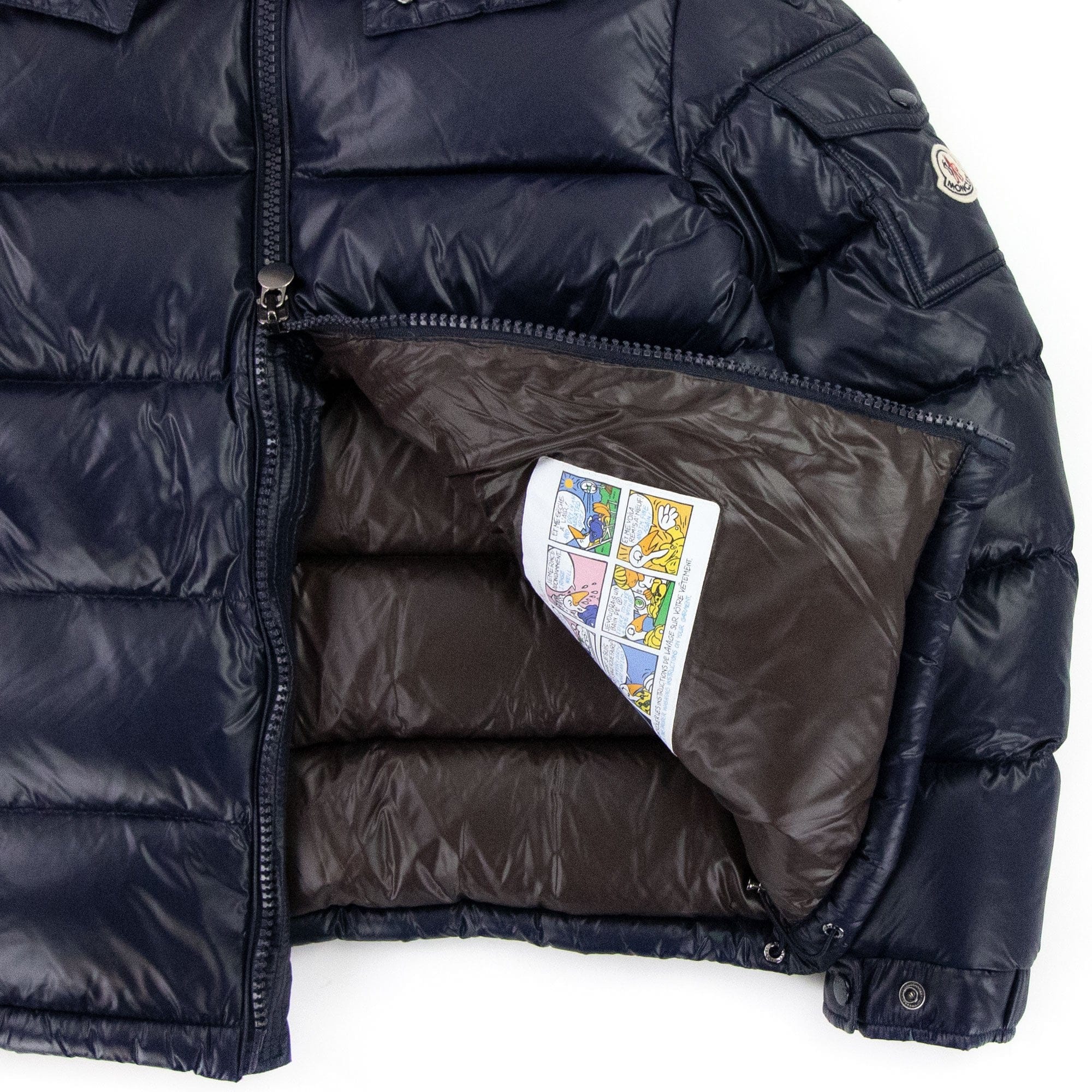 Moncler Maya Short Down Jacket Navy 742