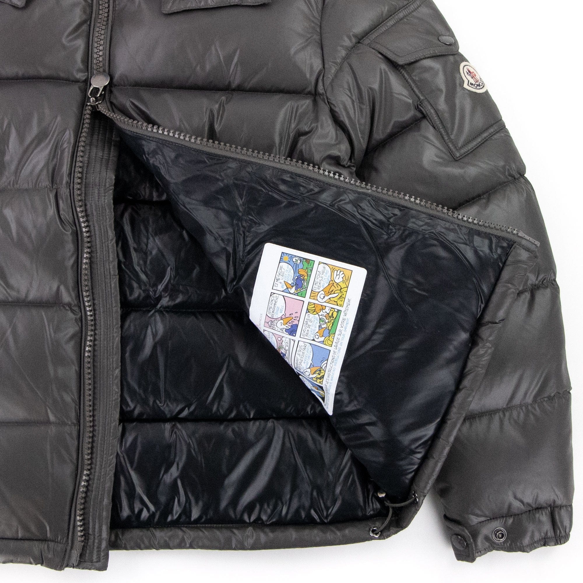 Moncler Maya Short Down Jacket Dark Grey 930