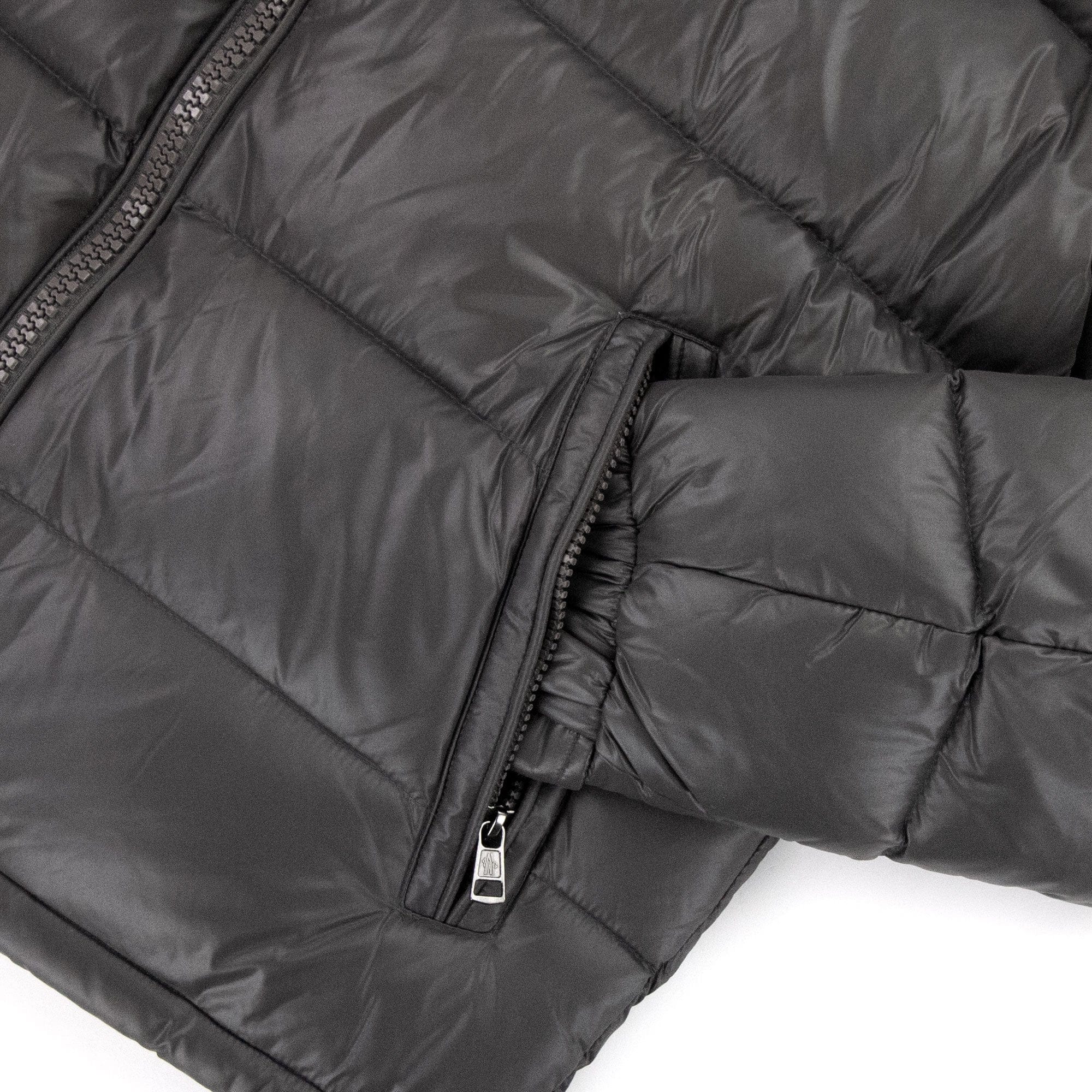 Moncler Maya Short Down Jacket Dark Grey 930