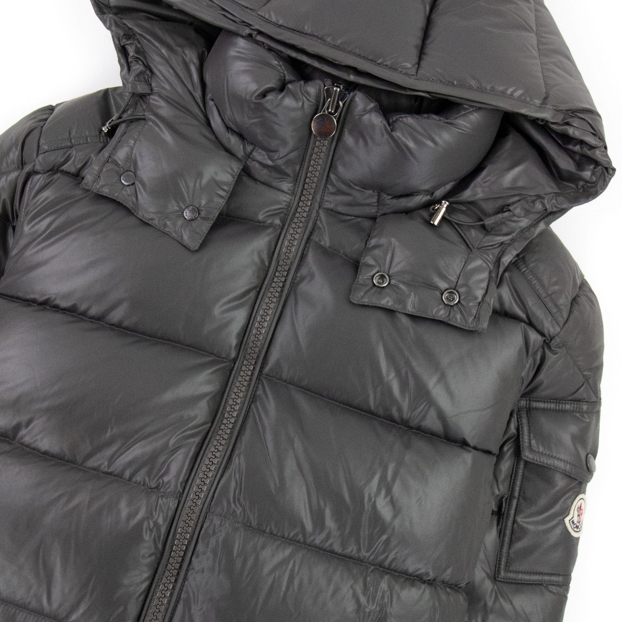 Moncler Maya Short Down Jacket Dark Grey 930