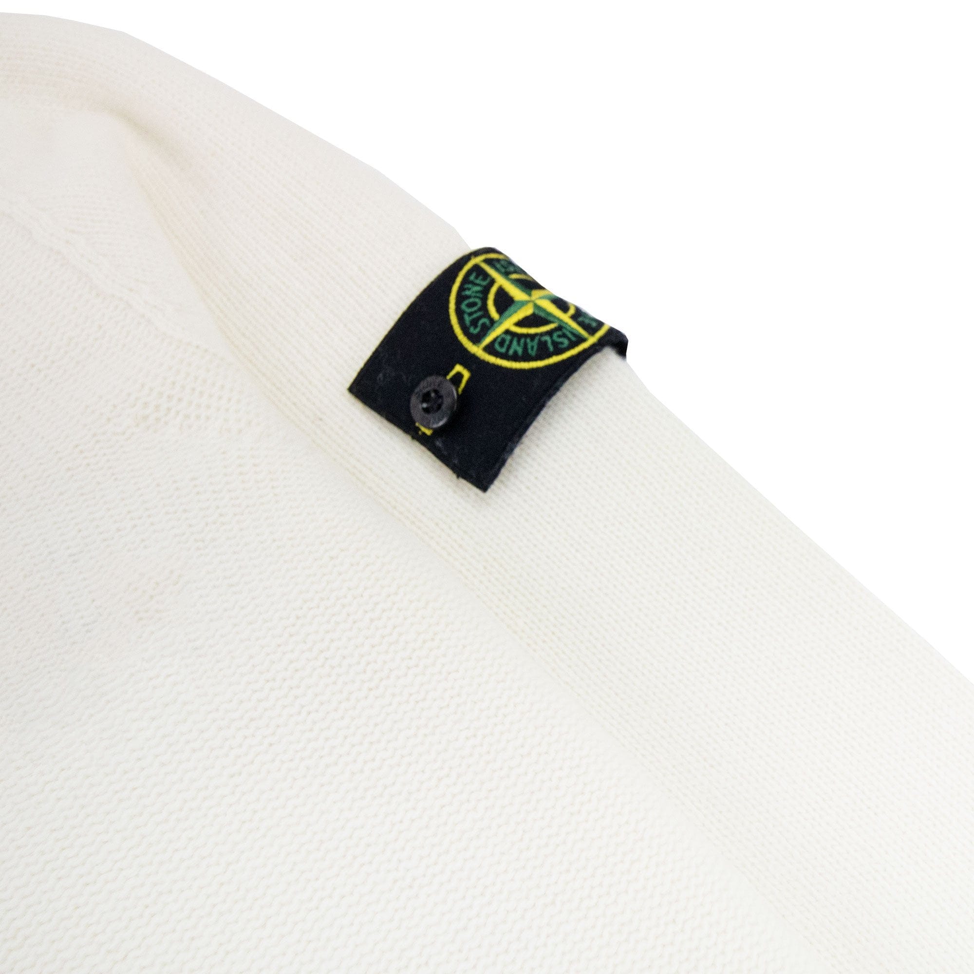 Stone Island 505a3 Lambswool Crew Knit Off White V0099
