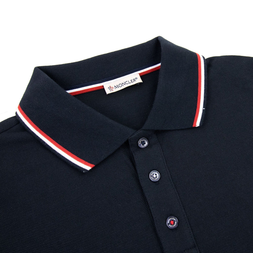 Moncler Maglia Polo Manica Corta Navy 773
