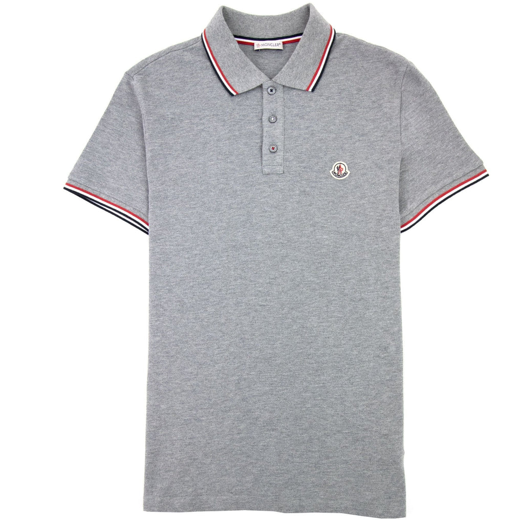 Moncler Maglia Polo Manica Corta Grey 984