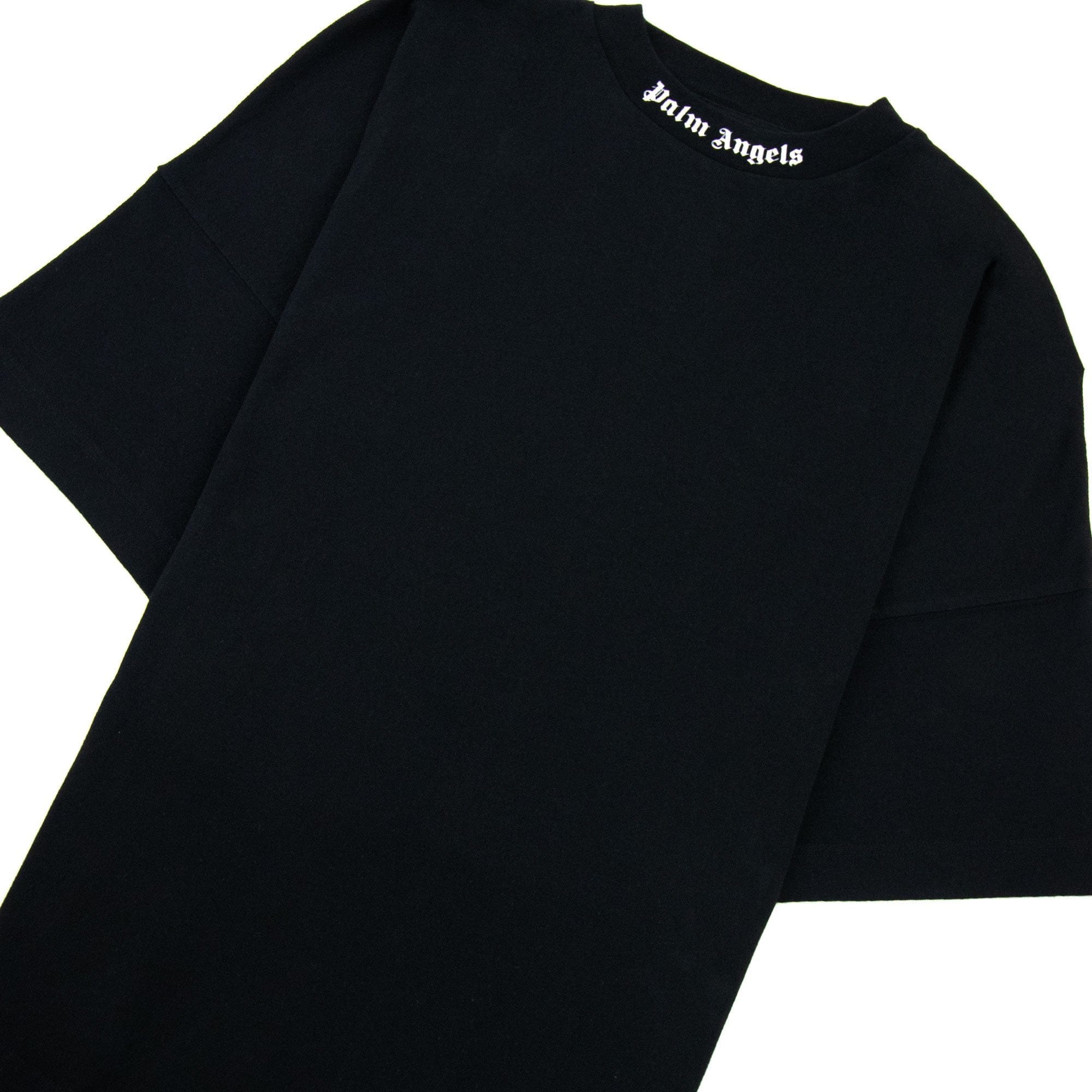 Palm Angels Over Logo T Shirt Black/white
