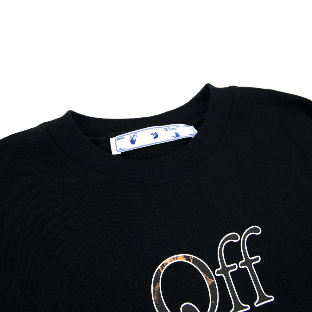 Off White Carav Hand S/s T Shirt Black Multi