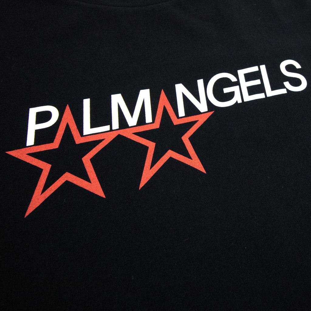 Palm Angels Racing Star T Shirt Black/white