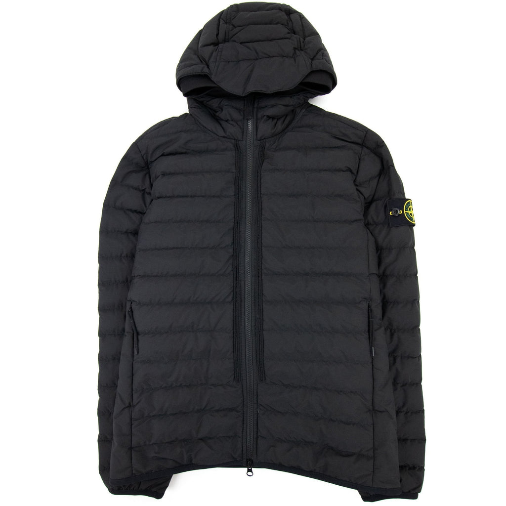 Stone Island 42725 O-cottonr Nylon Tela Jacket Black V0029