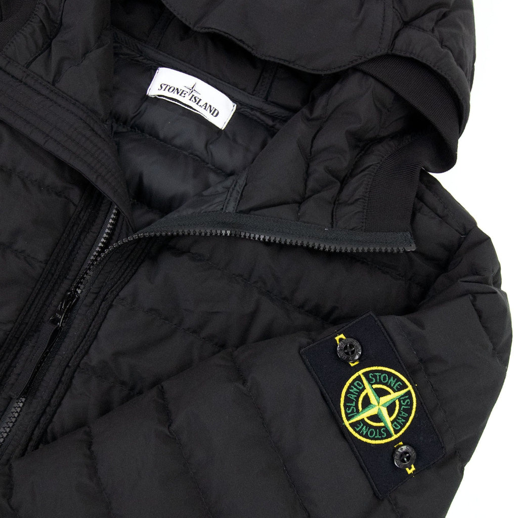 Stone Island 42725 O-cottonr Nylon Tela Jacket Black V0029