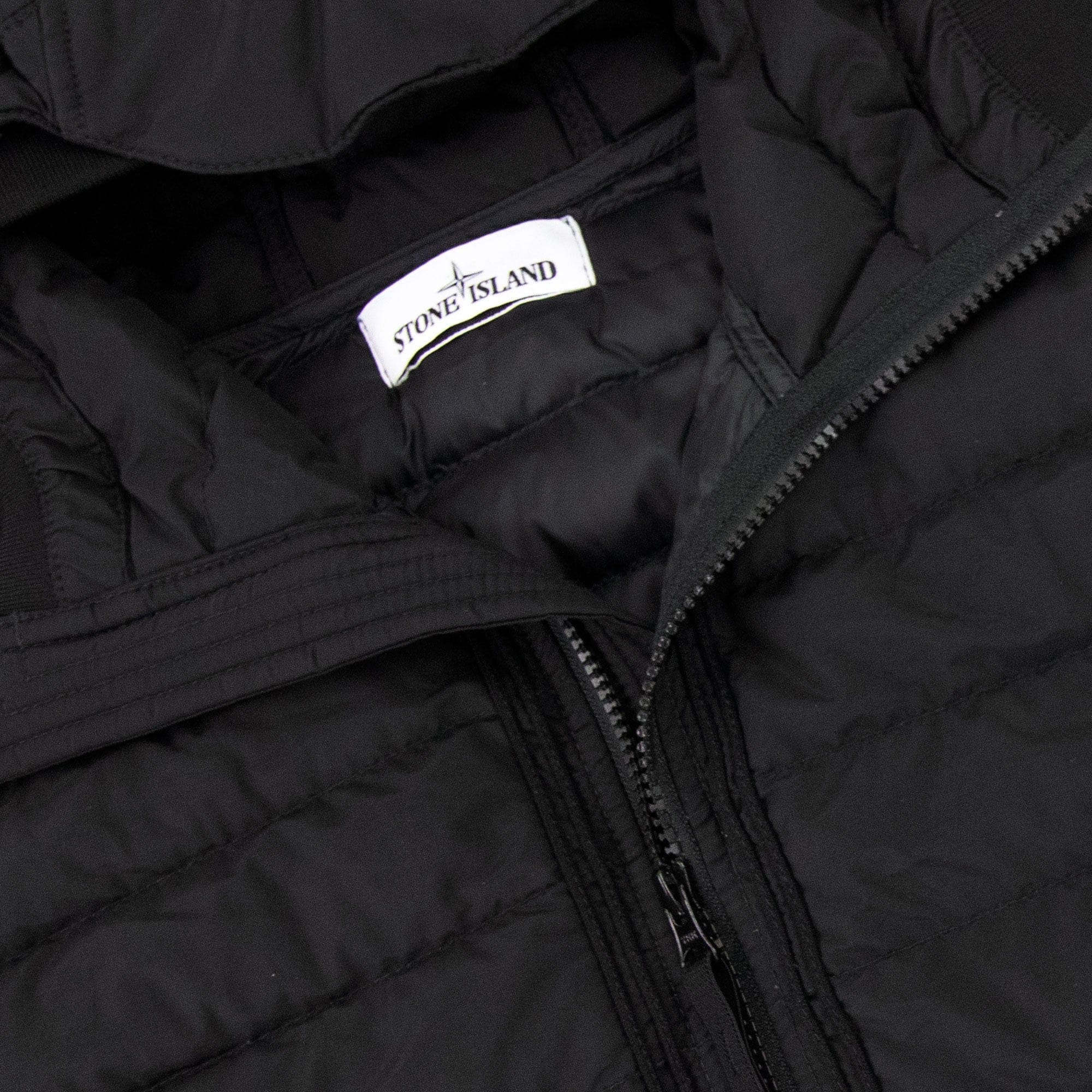 Stone Island 42725 O-cottonr Nylon Tela Jacket Black V0029