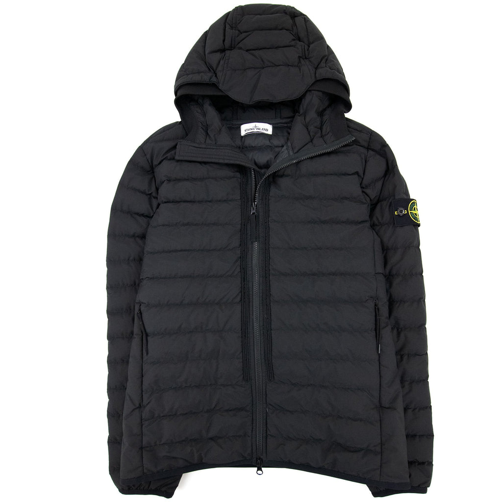 Stone Island 42725 O-cottonr Nylon Tela Jacket Black V0029