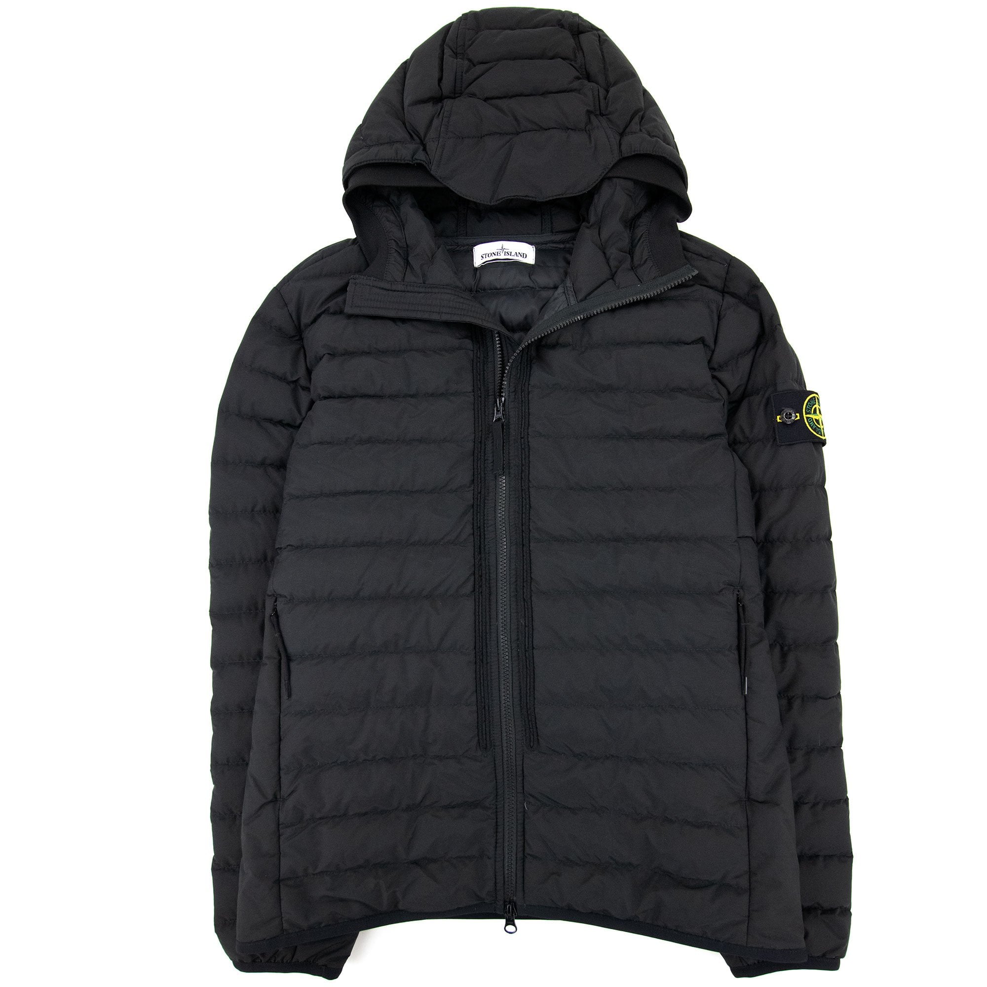 Stone Island 42725 O-cottonr Nylon Tela Jacket Black V0029
