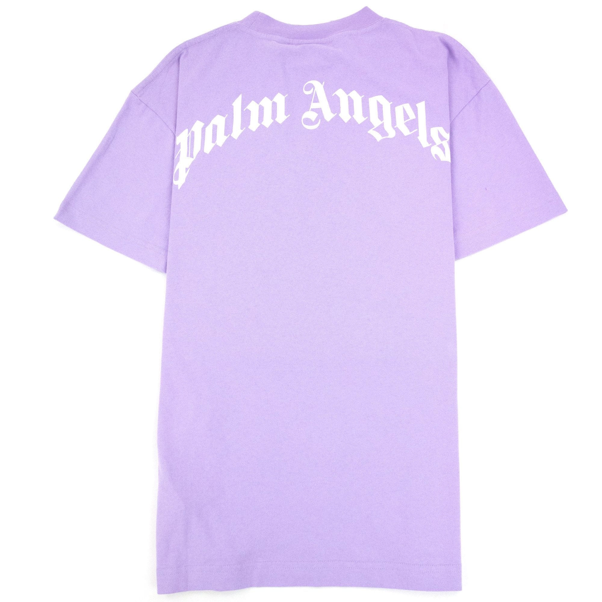 Palm Angels Ice Bear Logo T Shirt Lilac/brown
