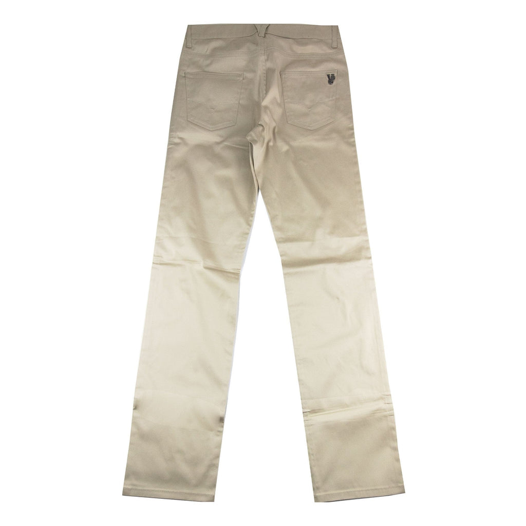 Versace Jeans Metal Logo Tiger Pocket Chinos Beige