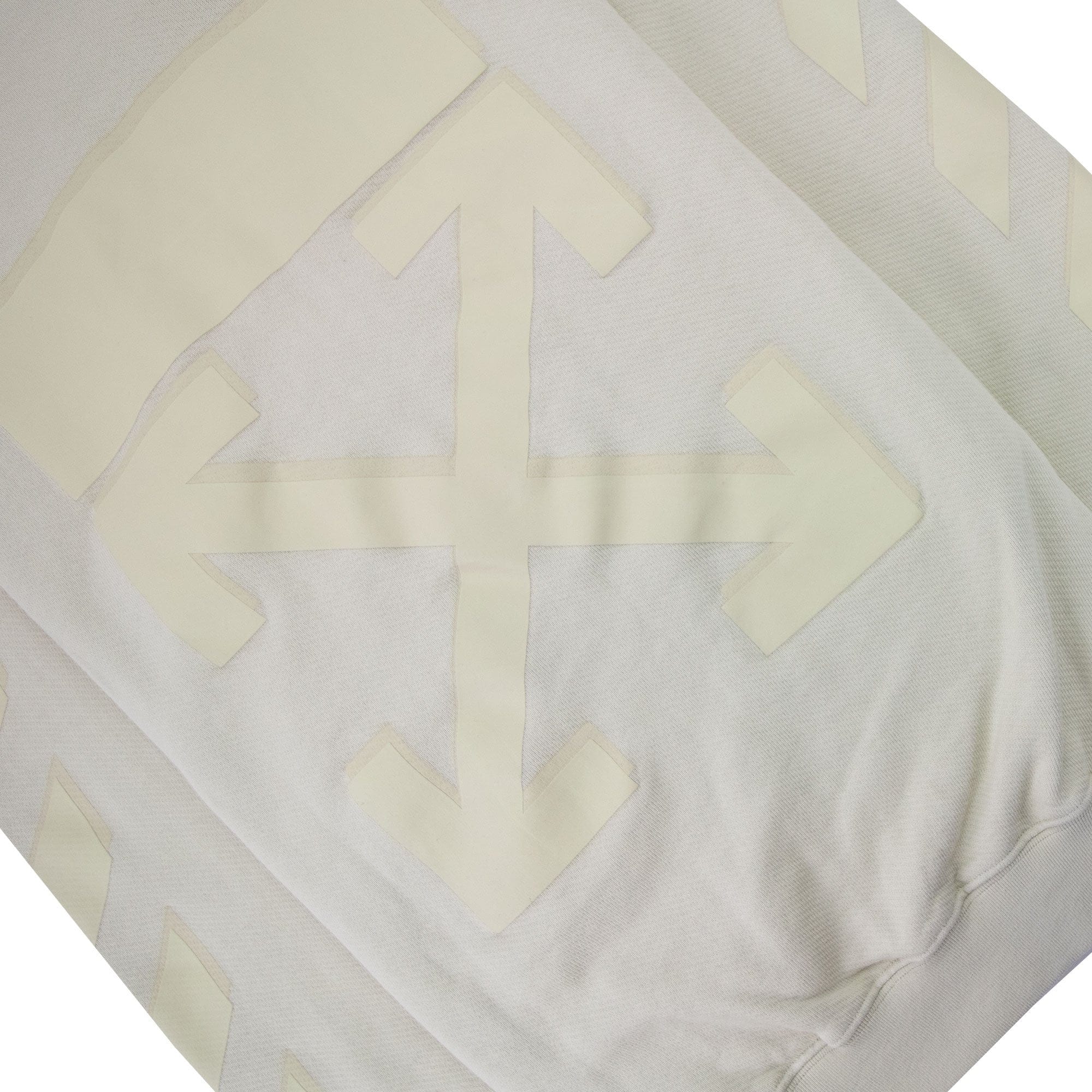 Off White Women Rubber Arrow Zip Up Hoodie Off White